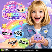 Load image into Gallery viewer, Fun Doh Petite Unicorn Dumpling Squishy Toy