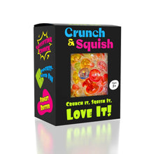 Load image into Gallery viewer, Crunch &amp; Squish Crunchy Squishy Stress Ball Fidget Toy (Color Ships Assorted)