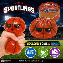 Load image into Gallery viewer, Fun Doh Sports Dumpling Squishy