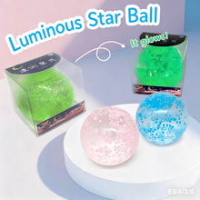 Load image into Gallery viewer, Luminous Star Ball Squishy