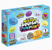 Load image into Gallery viewer, Rms Crazy Fun Dumpling Adventure Squishy Calendar 2026 24pc