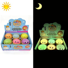 Load image into Gallery viewer, Glow-in-the-Dark Glitter Squishy Dumpling