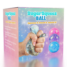 Load image into Gallery viewer, SugarSqueez Squishy Fidget Sugar Stress Ball (1pc) Assorted Colors: Glitter