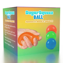 Load image into Gallery viewer, SugarSqueez Squishy Fidget Sugar Stress Ball (1pc) Assorted Colors: Neon