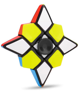 Puzzle cube spinner